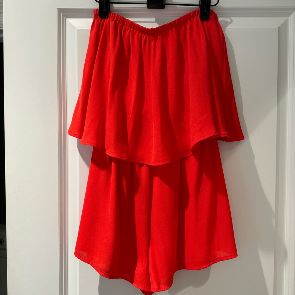 Orange Show your MuMu romper